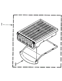 Dry Rack parts for Kenmore Dryer 110.87992800 (11087992800, 110 87992800) from AppliancePartsPros.com