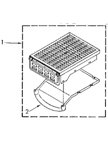Dry Rack parts for Kenmore Dryer 110.87993810 (11087993810, 110 87993810) from AppliancePartsPros.com