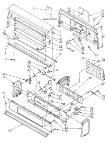 Console Panel parts for Kenmore Dryer 110.87994100 (11087994100, 110 87994100) from AppliancePartsPros.com