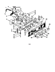 Washer / Dryer Control Panel parts for Kenmore Washer Dryer Combo 110.88732790 (11088732790, 110 88732790) from AppliancePartsPros.com
