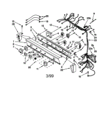 Washer / Dryer Control Panel parts for Kenmore Washer Dryer Combo 110.88764792 (11088764792, 110 88764792) from AppliancePartsPros.com