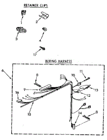 Wiring Harness parts for Kenmore Washer 110.91264100 (11091264100, 110 91264100) from AppliancePartsPros.com