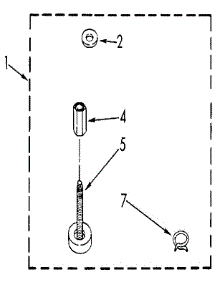 Miscellaneous parts for Kenmore Washer 110.91468600 (11091468600, 110 91468600) from AppliancePartsPros.com
