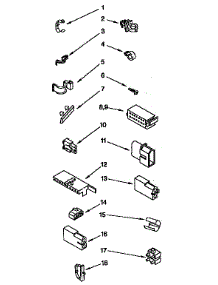 Wiring Harness Parts parts for Kenmore Washer 110.91510100 (11091510100, 110 91510100) from AppliancePartsPros.com