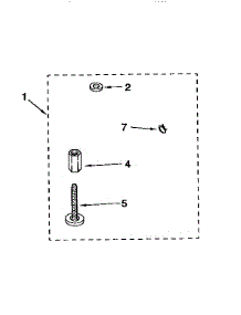 Miscellaneous parts for Kenmore Washer 110.91511110 (11091511110, 110 91511110) from AppliancePartsPros.com