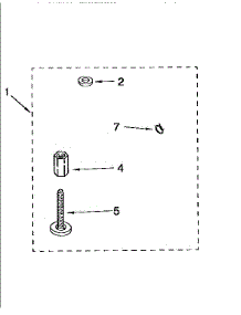 Miscellaneous parts for Kenmore Washer 110.91512210 (11091512210, 110 91512210) from AppliancePartsPros.com