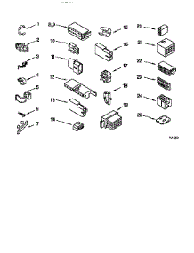 Wiring Harness parts for Kenmore Washer 110.91551210 (11091551210, 110 91551210) from AppliancePartsPros.com