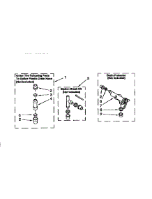 Water System parts for Kenmore Washer 110.91554210 (11091554210, 110 91554210) from AppliancePartsPros.com