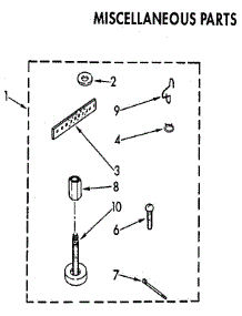 Miscellaneous parts for Kenmore Washer 110.92060110 (11092060110, 110 92060110) from AppliancePartsPros.com