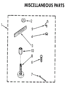 Miscellaneous parts for Kenmore Washer 110.92093510 (11092093510, 110 92093510) from AppliancePartsPros.com