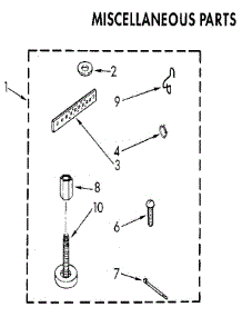 Miscellaneous parts for Kenmore Washer 110.92184800 (11092184800, 110 92184800) from AppliancePartsPros.com