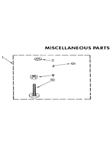Miscellaneous parts for Kenmore Washer 110.92291800 (11092291800, 110 92291800) from AppliancePartsPros.com