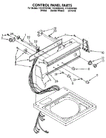 Control Panel parts for Kenmore Washer 110.92292800 (11092292800, 110 92292800) from AppliancePartsPros.com