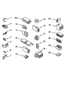 Wiring Harness parts for Kenmore Washer 110.92490110 (11092490110, 110 92490110) from AppliancePartsPros.com