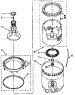 Agitator, Basket And Tub Parts