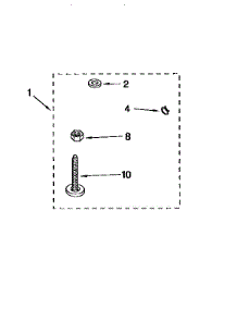 Miscellaneous parts for Kenmore Washer 110.92561410 (11092561410, 110 92561410) from AppliancePartsPros.com