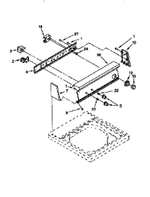 Control Panel parts for Kenmore Washer 110.92573210 (11092573210, 110 92573210) from AppliancePartsPros.com