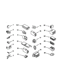 Wiring Harness parts for Kenmore Washer 110.92575100 (11092575100, 110 92575100) from AppliancePartsPros.com