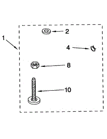 Miscellaneous parts for Kenmore Washer 110.92582810 (11092582810, 110 92582810) from AppliancePartsPros.com