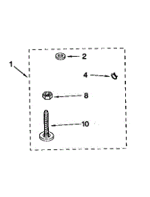 Miscellaneous parts for Kenmore Washer 110.92583100 (11092583100, 110 92583100) from AppliancePartsPros.com