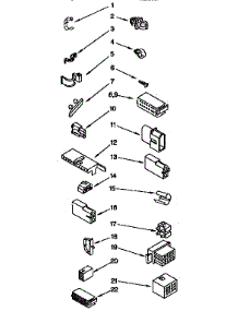 Wiring Harness Parts parts for Kenmore Washer 110.92584800 (11092584800, 110 92584800) from AppliancePartsPros.com