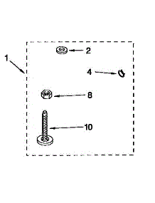 Miscellaneous parts for Kenmore Washer 110.92585800 (11092585800, 110 92585800) from AppliancePartsPros.com