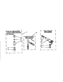 Water System parts for Kenmore Washer 110.92587400 (11092587400, 110 92587400) from AppliancePartsPros.com
