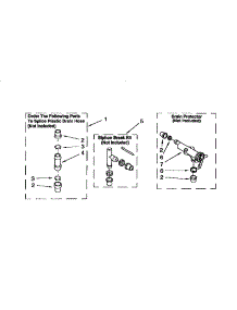 Water System parts for Kenmore Washer 110.92593220 (11092593220, 110 92593220) from AppliancePartsPros.com