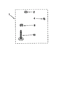 Miscellaneous parts for Kenmore Washer 110.92596100 (11092596100, 110 92596100) from AppliancePartsPros.com