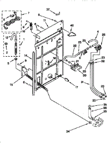 Rear Panel parts for Kenmore Washer 110.92597210 (11092597210, 110 92597210) from AppliancePartsPros.com
