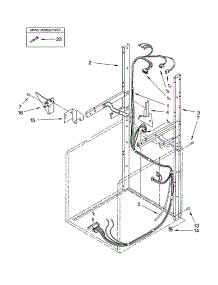 Dryer Support And Washer Harness parts for Kenmore Washer Dryer Combo 110.92972101 (11092972101, 110 92972101) from AppliancePartsPros.com