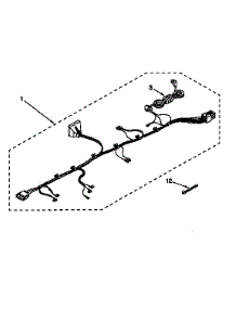 Wiring Harness parts for Kenmore Washer 110.94818200 (11094818200, 110 94818200) from AppliancePartsPros.com