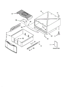 Pedestal Parts (Not Included) (For 15 1 / 2`` Pedestals parts for Kenmore Dryer 110.95091400 (11095091400, 110 95091400) from AppliancePartsPros.com