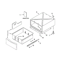 Pedestal Parts (Not Included), Optional Parts (Not Inc parts for Kenmore Dryer 110.95862400 (11095862400, 110 95862400) from AppliancePartsPros.com