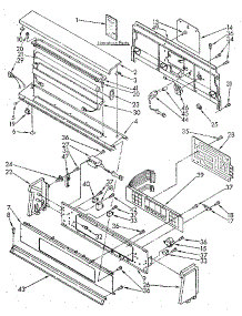 Console Panel parts for Kenmore Dryer 110.96094100 (11096094100, 110 96094100) from AppliancePartsPros.com