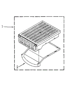 Dry Rack parts for Kenmore Dryer 110.97195100 (11097195100, 110 97195100) from AppliancePartsPros.com