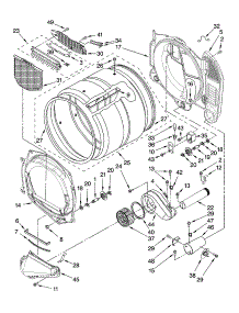 Bulkhead Parts parts for Kenmore Dryer 110.97531702 (11097531702, 110 97531702) from AppliancePartsPros.com