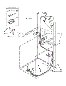 Dryer Support And Washer Harness Parts parts for Kenmore Washer Dryer Combo 110.97842700 (11097842700, 110 97842700) from AppliancePartsPros.com