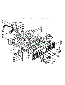 Washer  /  Dryer Control Panel Parts parts for Kenmore Washer Dryer Combo 110.98573800 (11098573800, 110 98573800) from AppliancePartsPros.com