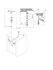 Water System Parts parts for Kenmore Washer Dryer Combo 110.98752799 (11098752799, 110 98752799) from AppliancePartsPros.com