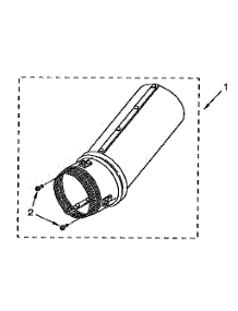 Exhaust parts for Kenmore Washer Dryer Combo 110.99575100 (11099575100, 110 99575100) from AppliancePartsPros.com