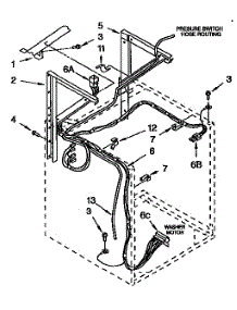 Dryer Support And Washer Parts Cabinet Harness Parts parts for Kenmore Washer Dryer Combo 110.99575100 (11099575100, 110 99575100) from AppliancePartsPros.com