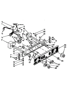 Washer / Dryer Control Panel Parts parts for Kenmore Washer Dryer Combo 110.99575100 (11099575100, 110 99575100) from AppliancePartsPros.com