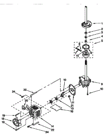 Brake, Clutch, Gearcase, Motor And Pump Parts parts for Kenmore Washer Dryer Combo 110.99575100 (11099575100, 110 99575100) from AppliancePartsPros.com