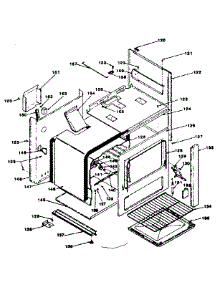 Body Section parts for Kenmore Range 119.7438610 (1197438610, 119 7438610) from AppliancePartsPros.com
