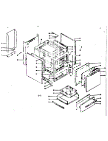 Body Section parts for Kenmore Range 119.9027341 (1199027341, 119 9027341) from AppliancePartsPros.com