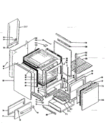Body Section parts for Kenmore Range 119.9067100 (1199067100, 119 9067100) from AppliancePartsPros.com