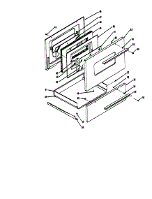 Oven Door Lining parts for Kenmore Range 119.9078510 (1199078510, 119 9078510) from AppliancePartsPros.com