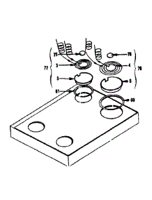 Cooktop parts for Kenmore Range 119.9296580 (1199296580, 119 9296580) from AppliancePartsPros.com