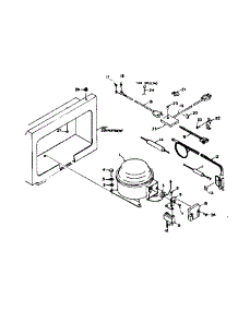 Unit Parts parts for Kenmore Freezer 198.5918210 (1985918210, 198 5918210) from AppliancePartsPros.com